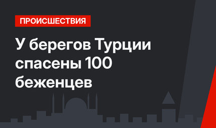 У берегов Турции спасены 100 беженцев