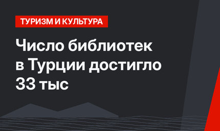 Число библиотек в Турции достигло 33 тыс