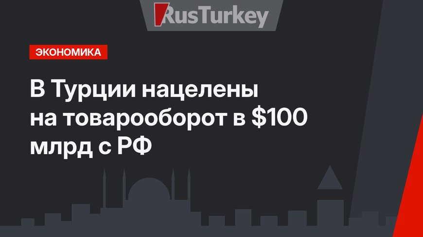В Турции нацелены на товарооборот в $100 млрд с РФ