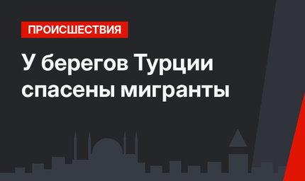 У берегов Турции спасены мигранты