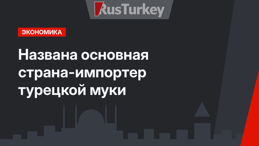 Названа основная страна-импортер турецкой муки 