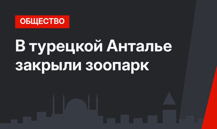 В турецкой Анталье закрыли зоопарк