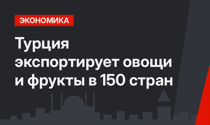 Турция экспортирует овощи и фрукты в 150 стран