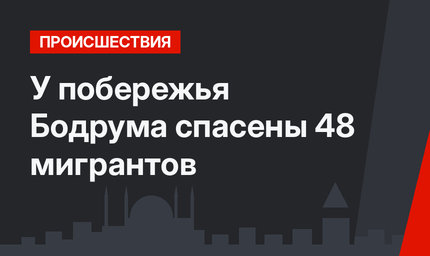У побережья Бодрума спасены 48 мигрантов