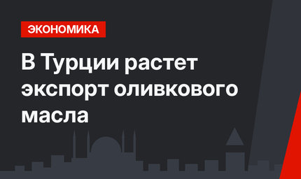 В Турции растет экспорт оливкового масла