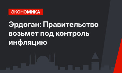 Эрдоган: Правительство возьмет под контроль инфляцию