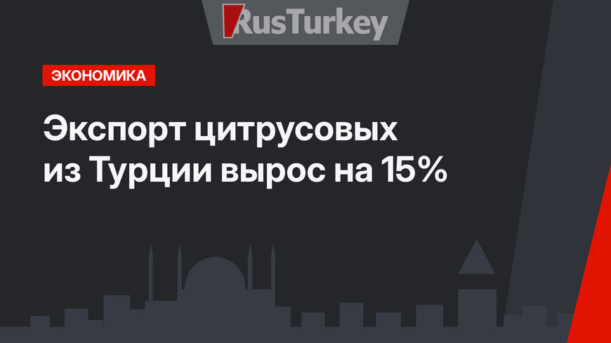 Экспорт цитрусовых из Турции вырос на 15%