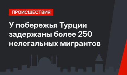 У побережья Турции задержаны более 250 нелегальных мигрантов