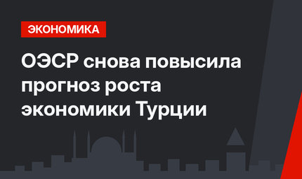 ОЭСР снова повысила прогноз роста экономики Турции