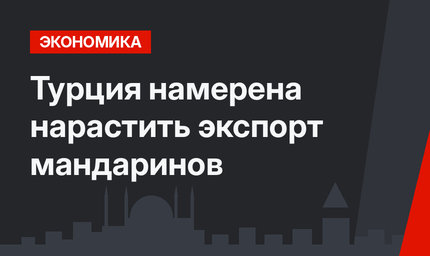 Турция намерена нарастить экспорт мандаринов