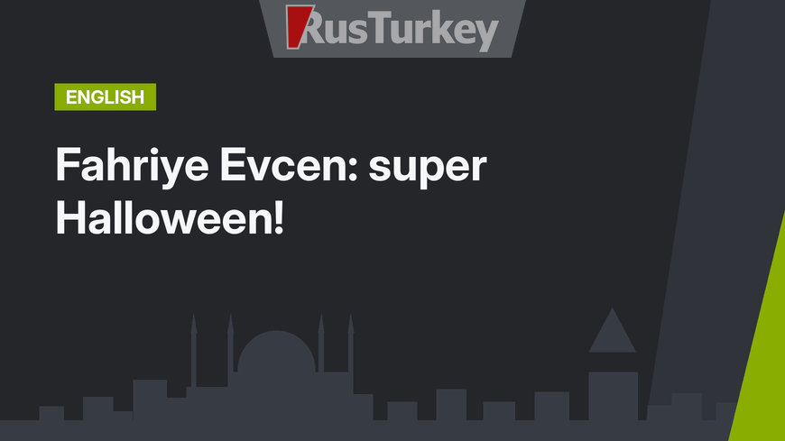 Fahriye Evcen: super Halloween!