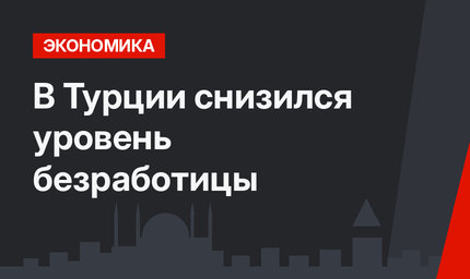 В Турции снизился уровень безработицы