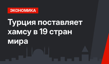 Турция поставляет хамсу  в 19 стран мира
