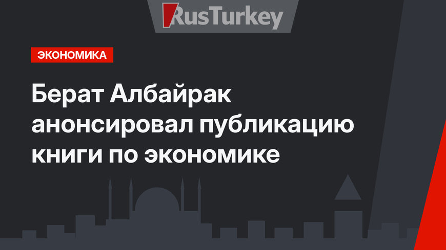 Берат Албайрак анонсировал публикацию книги по экономике