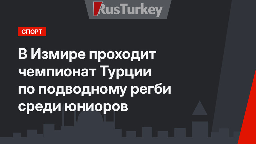 В Измире проходит чемпионат Турции по подводному регби среди юниоров