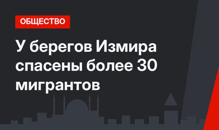 У берегов Измира спасены более 30 мигрантов