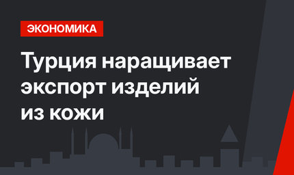 Турция наращивает экспорт изделий из кожи