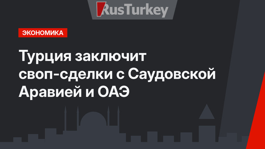 Турция заключит своп-сделки с Саудовской Аравией и ОАЭ