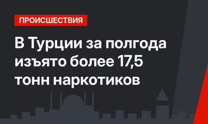 В Турции за полгода изъято более 17,5 тонн наркотиков