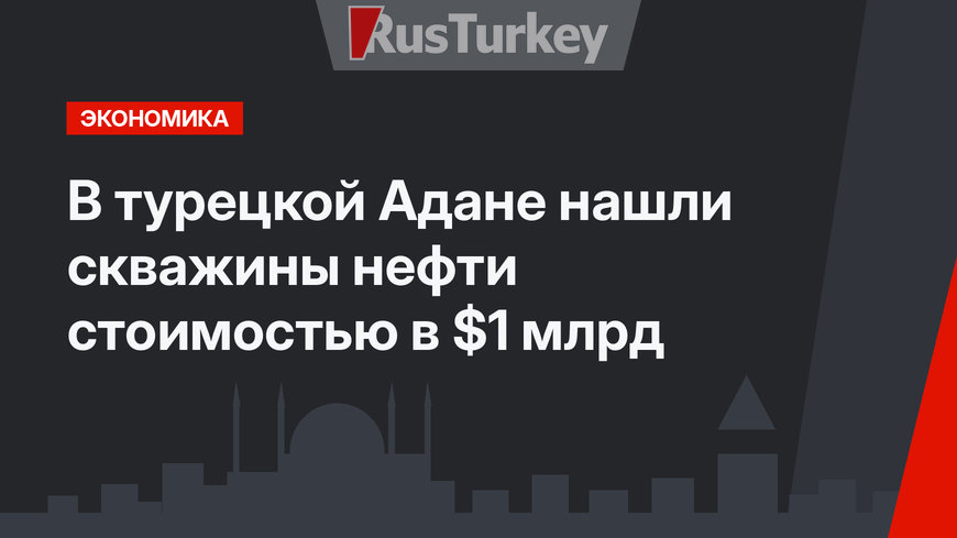 В турецкой Адане нашли скважины нефти стоимостью в $1 млрд