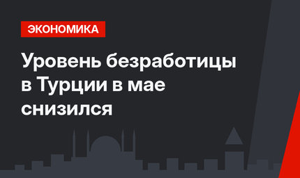 Уровень безработицы в Турции в мае снизился 