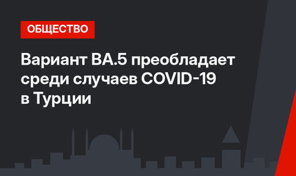 Вариант BA.5 преобладает среди случаев COVID-19 в Турции
