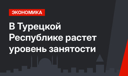 В Турецкой Республике растет уровень занятости