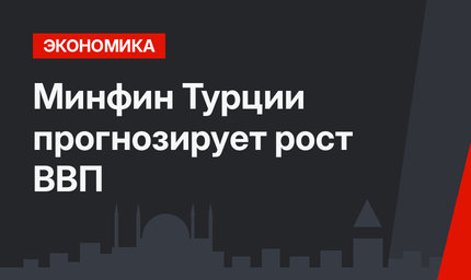 Минфин Турции прогнозирует рост ВВП