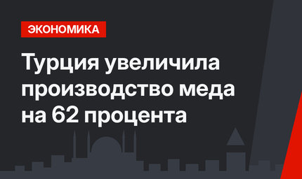 Турция увеличила производство меда на 62 процента