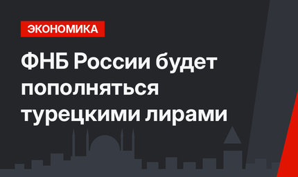 ФНБ России будет пополняться турецкими лирами