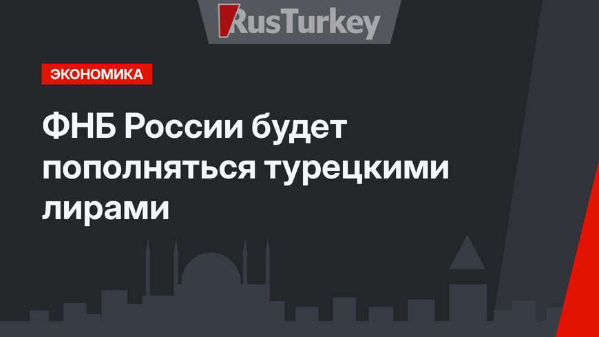 ФНБ России будет пополняться турецкими лирами