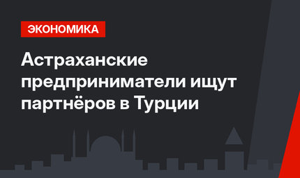 Астраханские предприниматели ищут партнёров в Турции