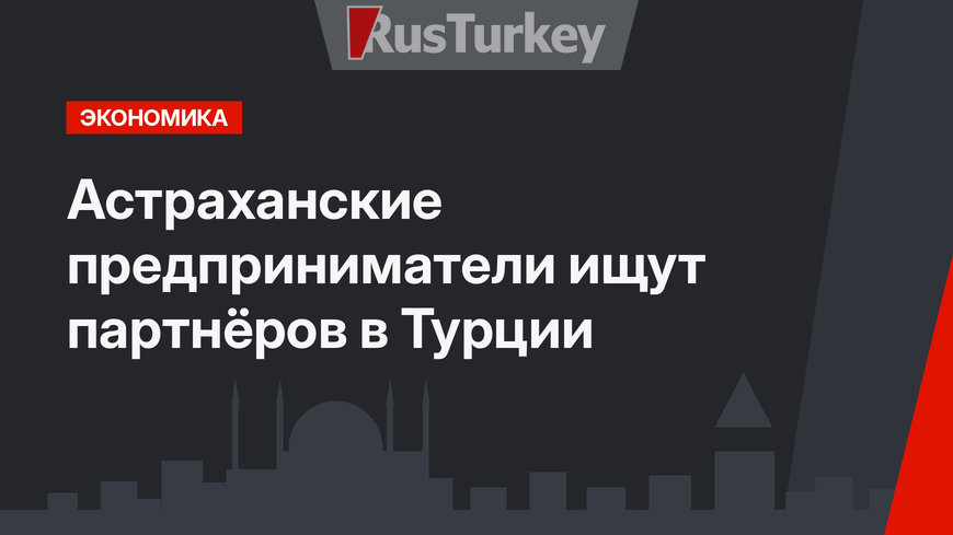 Астраханские предприниматели ищут партнёров в Турции