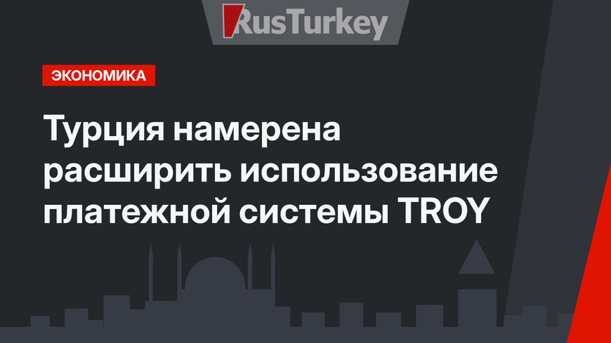 Турция намерена расширить использование платежной системы TROY