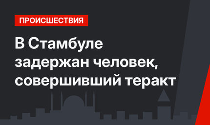 В Стамбуле задержан человек, совершивший теракт