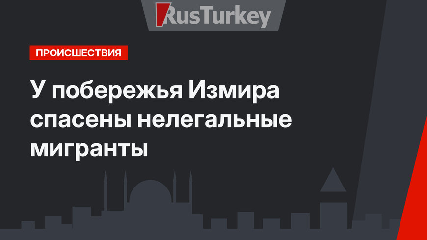 У побережья Измира спасены нелегальные мигранты