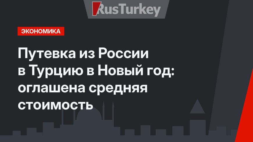 Путевка из России в Турцию в Новый год: оглашена средняя стоимость