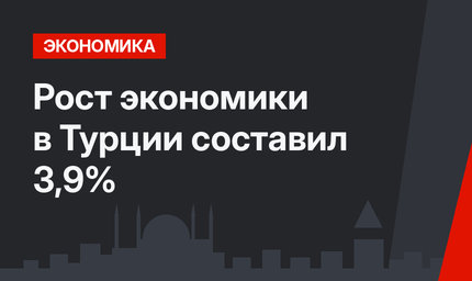 Рост экономики в Турции составил 3,9%
