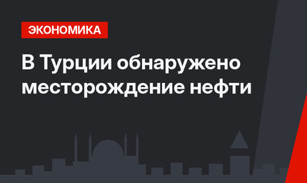 В Турции обнаружено месторождение нефти