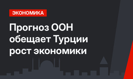 Прогноз ООН обещает Турции рост экономики