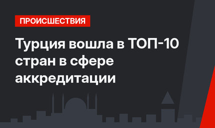 Турция вошла в ТОП-10 стран в сфере аккредитации