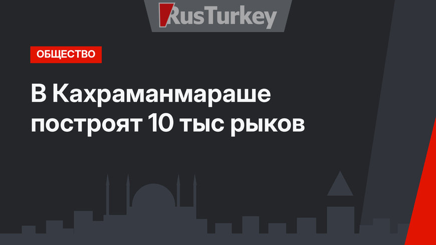  В Кахраманмараше построят 10 тыс рыков