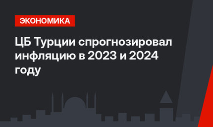 ЦБ Турции спрогнозировал инфляцию в 2023 и 2024 году