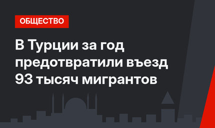 В Турции за год предотвратили въезд 93 тысяч мигрантов
