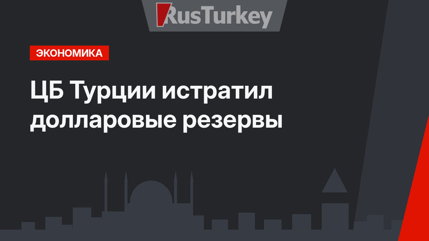ЦБ Турции истратил долларовые резервы