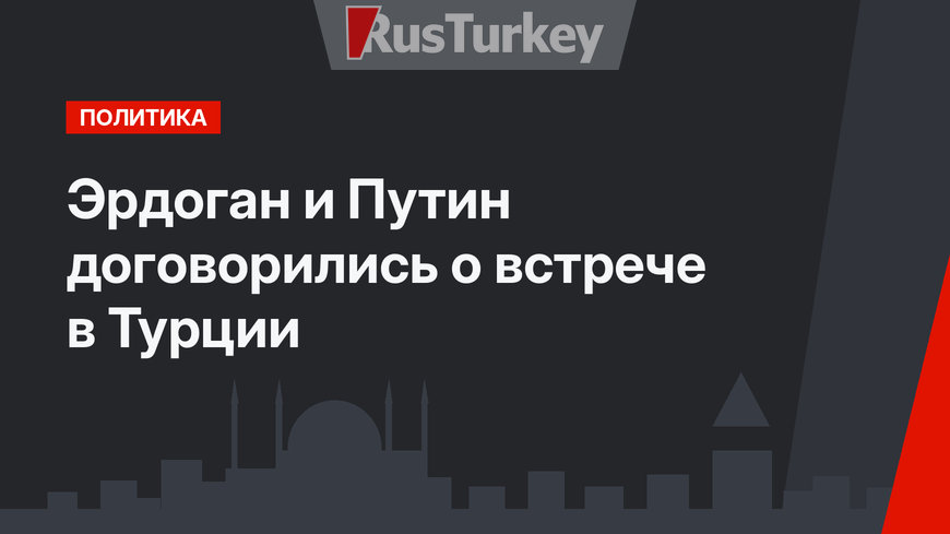 Эрдоган и Путин договорились о встрече в Турции