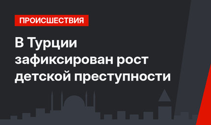 В Турции зафиксирован рост детской преступности