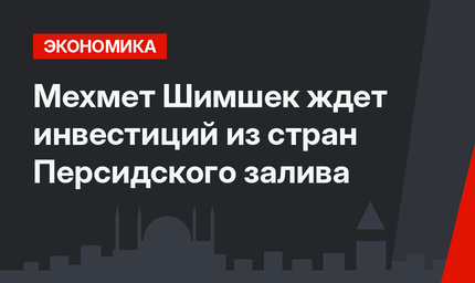 Мехмет Шимшек ждет инвестиций из стран Персидского залива