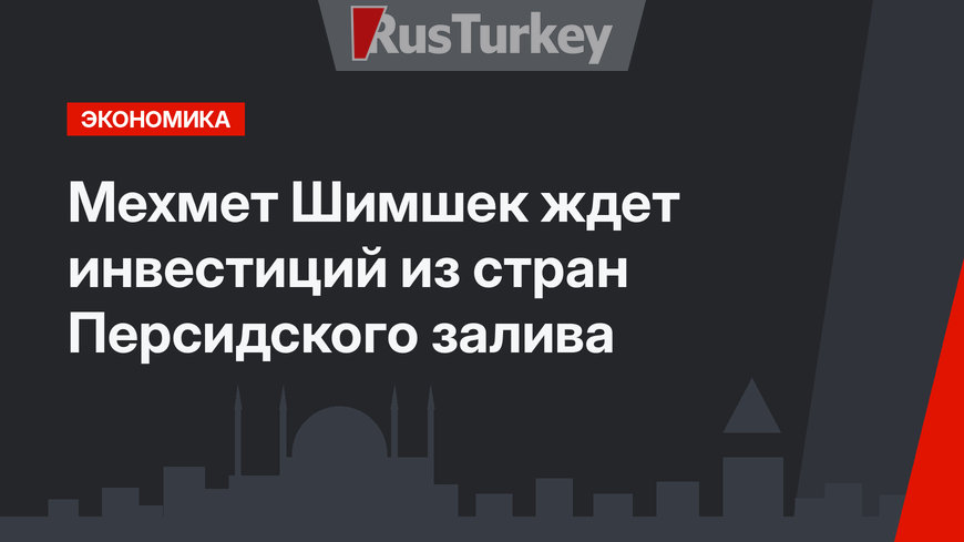 Мехмет Шимшек ждет инвестиций из стран Персидского залива