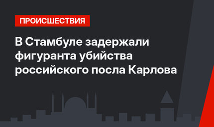В Стамбуле задержали фигуранта убийства российского посла Карлова